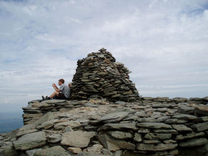 Old Man of Coniston summit cairn Old Man of Coniston summit cairn